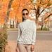 ANN TAYLOR Turtle Neck Cable Knit Wool Long Sleeve Relaxed Fit Women's Sweater