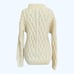 ANN TAYLOR Turtle Neck Cable Knit Wool Long Sleeve Relaxed Fit Women's Sweater