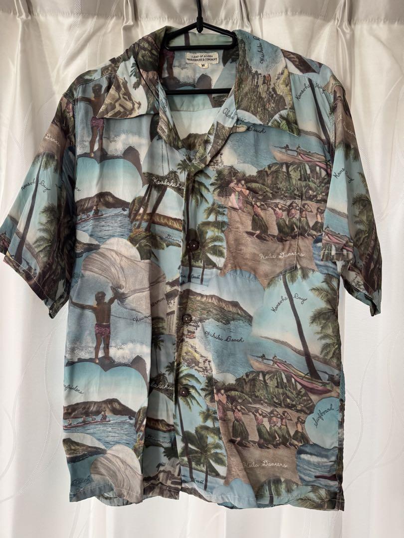 WAREHOUSE Aloha Shirt, Size M