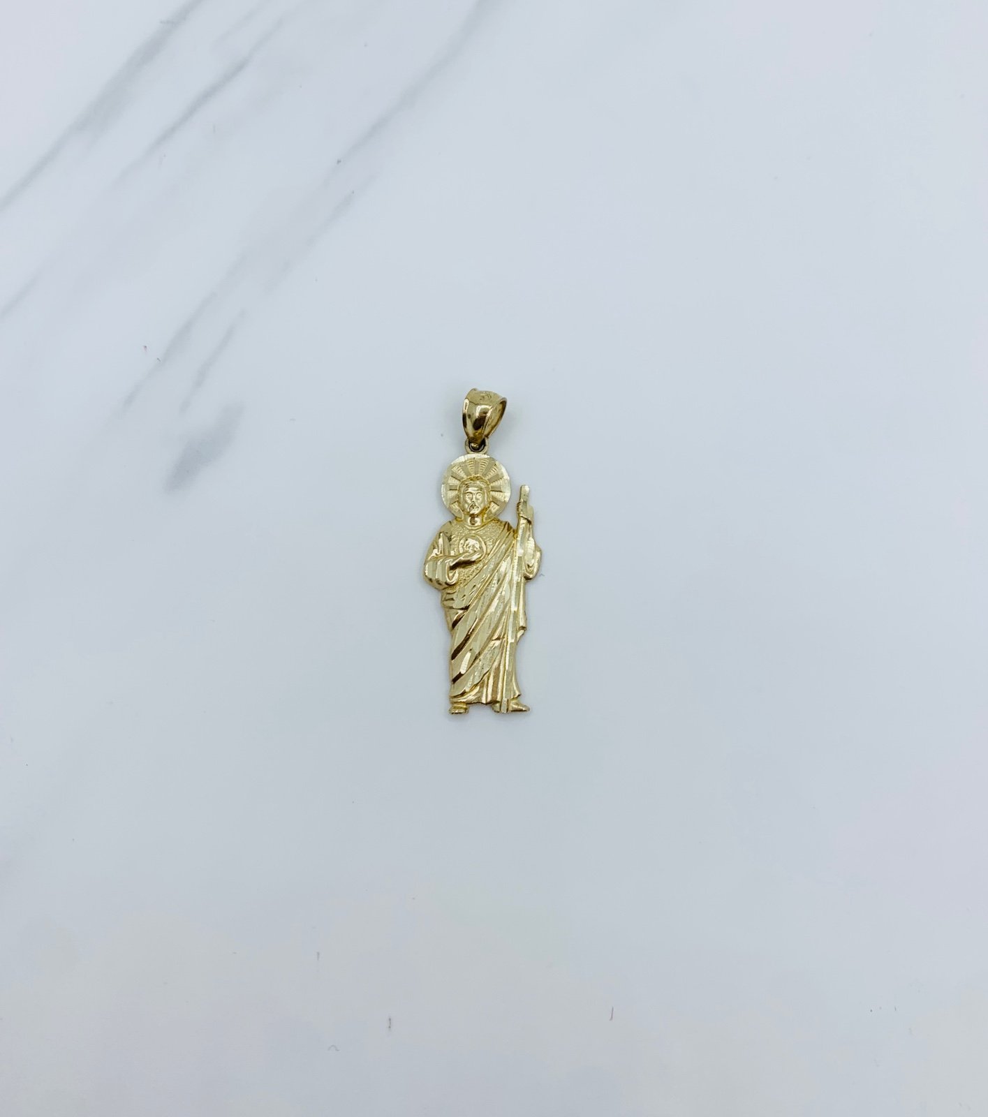 10k Gold Pendant St Jude San Judas ❤️