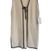 Calligraphie Women’s Sz M Open Front Longline Cardigan Vest Cotton Knit Y2K NWT