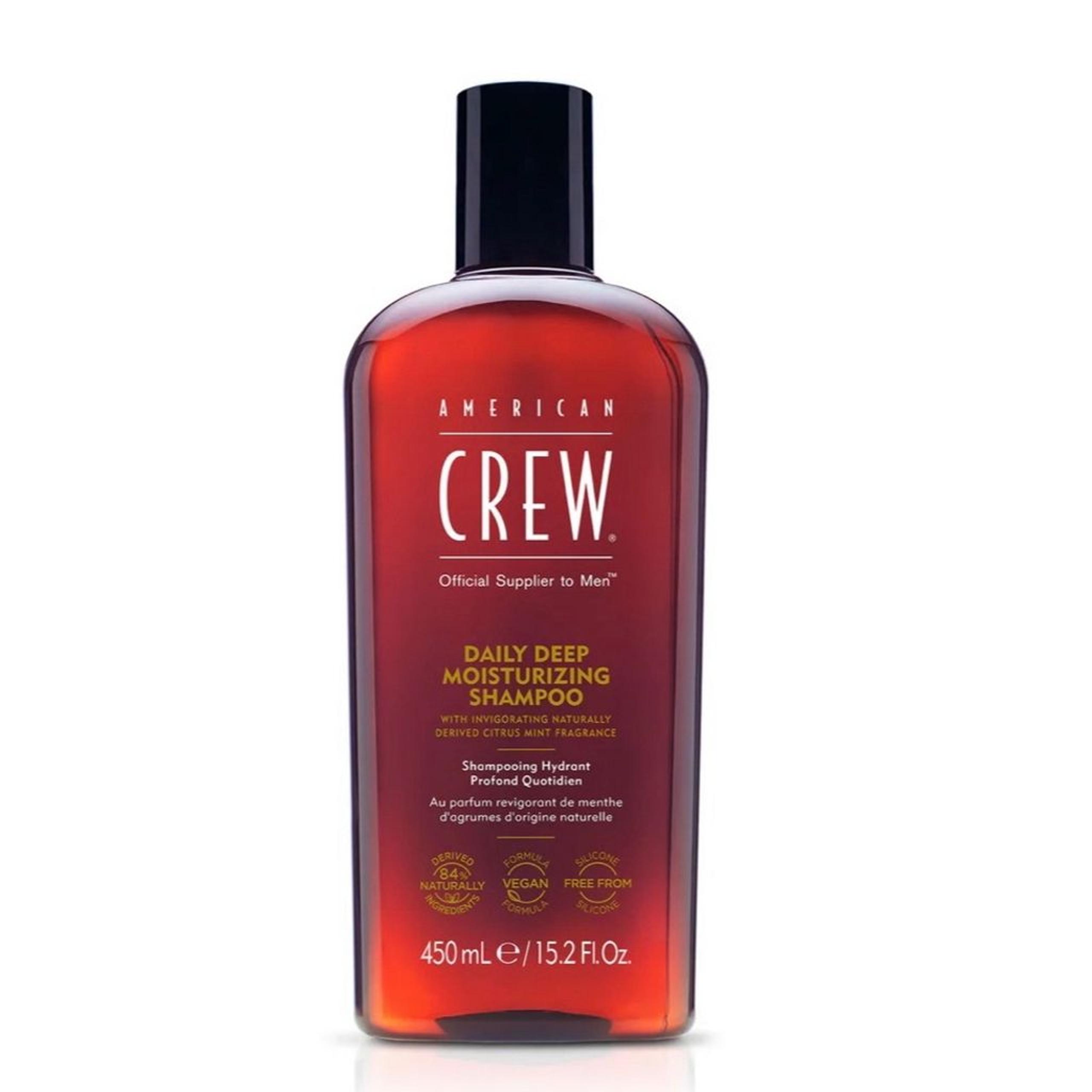 American Crew Daily Deep Moisturizing Shampoo 15.2 Fl Oz for Dry Hair
