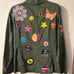 H&M L.O.G.G Grateful Dead Patchwork Jacket SO CUTE!! Size 8 OOAK