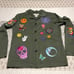 H&M L.O.G.G Grateful Dead Patchwork Jacket SO CUTE!! Size 8 OOAK