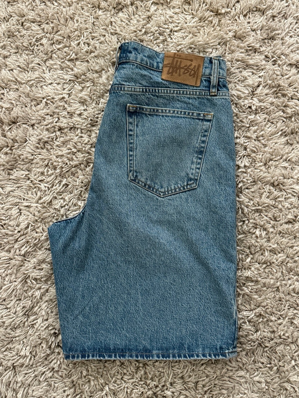 Stussy Big Ol Jean Denim Shorts Blue 34