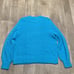 Talbots Wool Blend Balloon Sleeve Cable Knit Crewneck Pullover Sweater