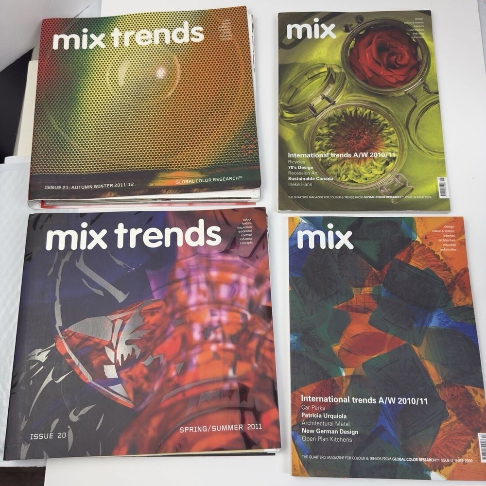 MIX Trends Magazine Lot of 4 (2009-2012) Interior Design & Architecture