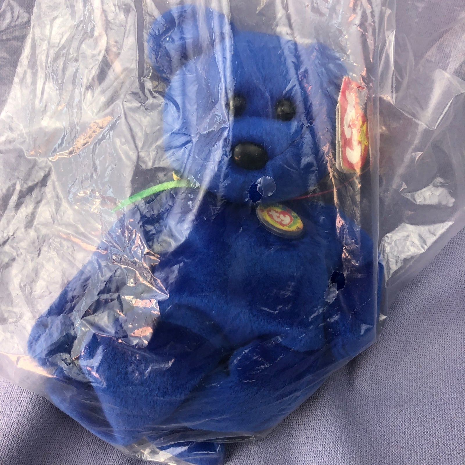 TY Beanie Baby RARE 1998 Clubby Bear MINT! 100 obo