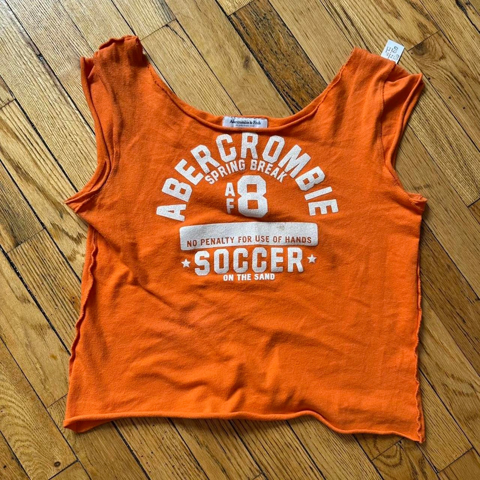 Y2K Sporty Abercrombie Soccer Number Sleevless Shirt Top