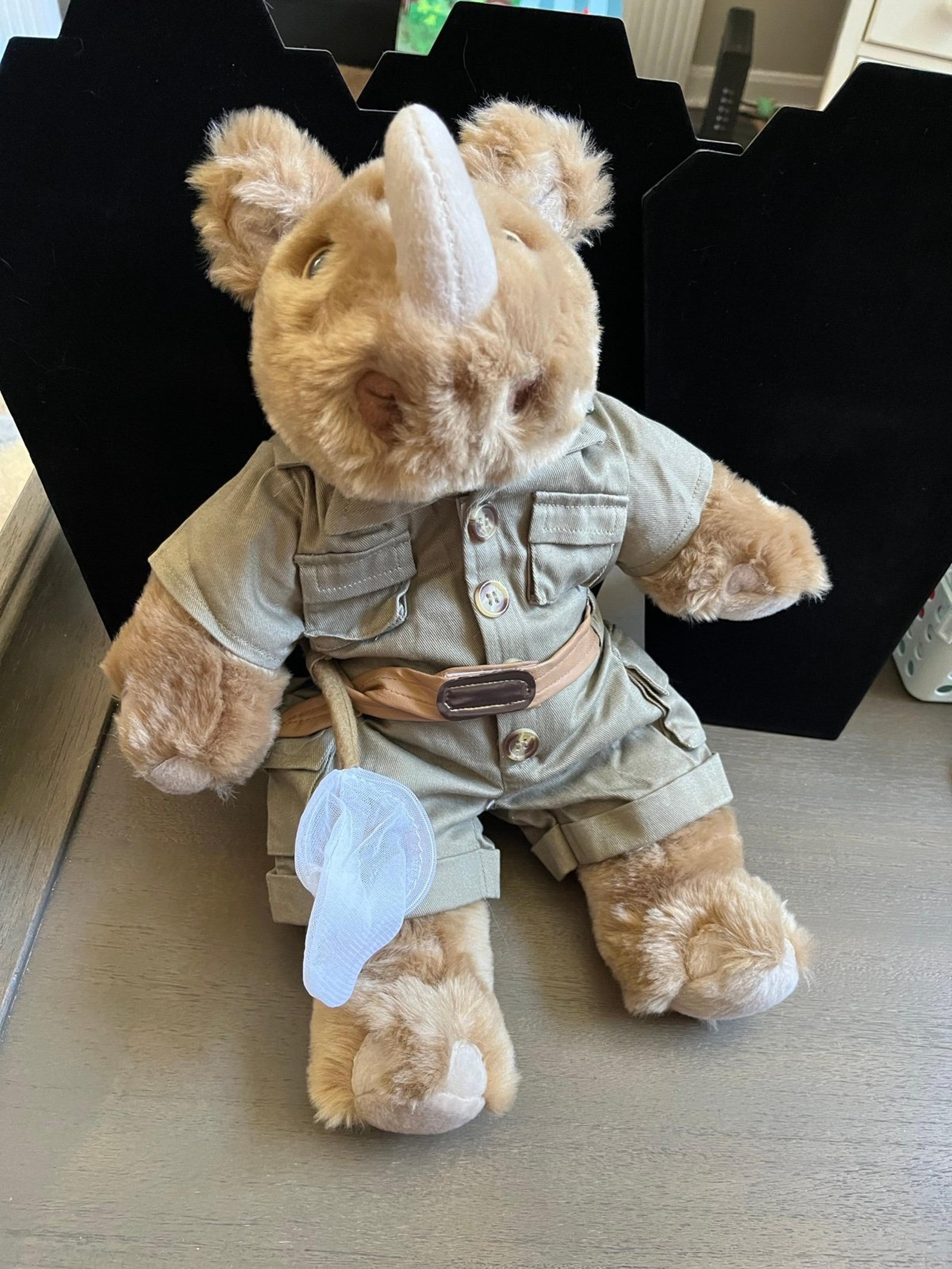 Plush Rhino Wacky Bear Factory