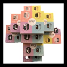 10 New Macaron FitPro Smart Watch Heart Calories Blood Oxygen Pedometer White