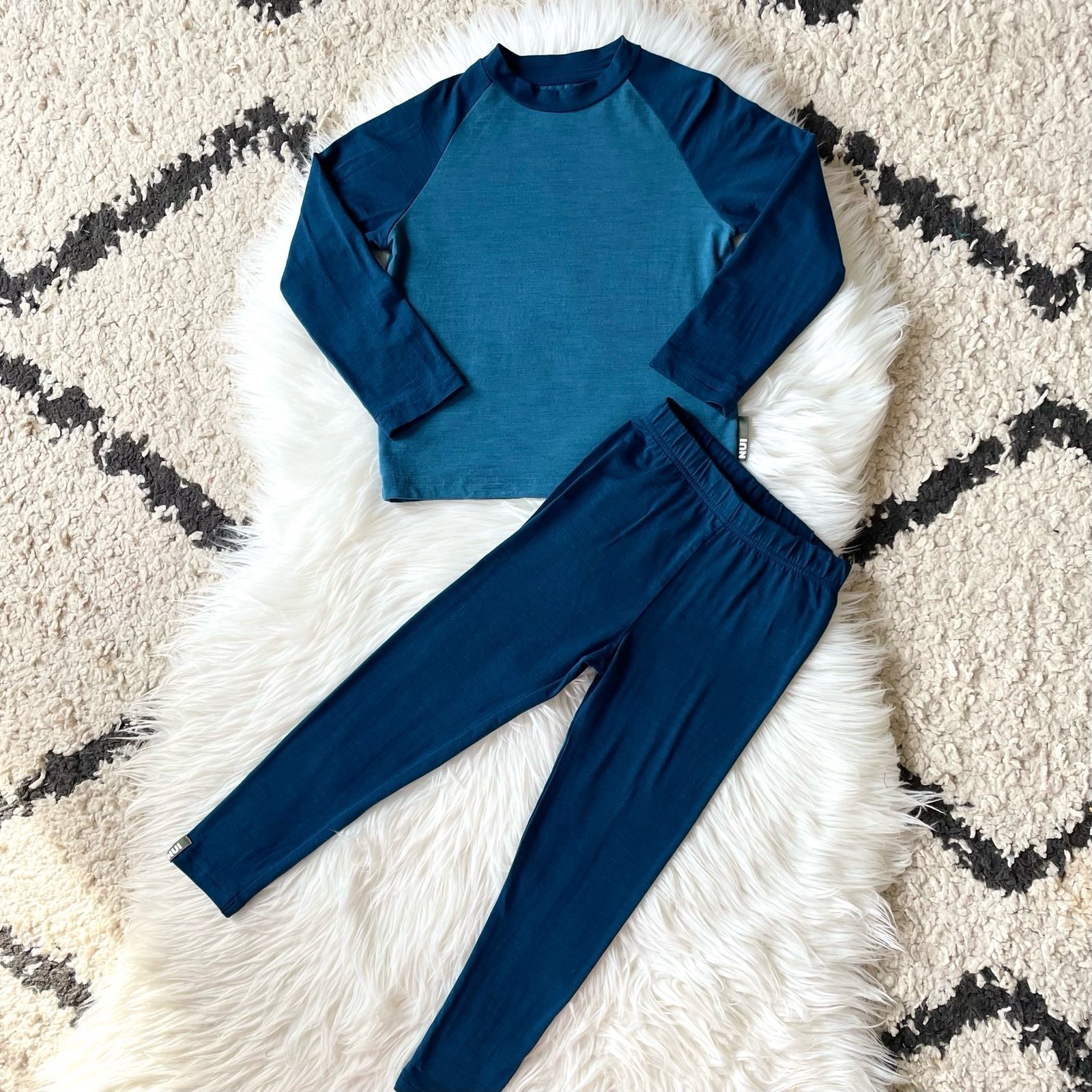NUI Organics Kids Merino Tencel Uncle Al Top & Randi Legging Set 4T