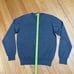 J. Lindeberg Mens Fine Merino Wool V-Neck Sweater Size Large L Gray Excellent