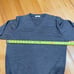 J. Lindeberg Mens Fine Merino Wool V-Neck Sweater Size Large L Gray Excellent