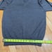 J. Lindeberg Mens Fine Merino Wool V-Neck Sweater Size Large L Gray Excellent