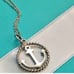 Retired Tiffany & Co. Rope Twist Anchor pendant with necklace 16 inches