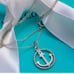 Retired Tiffany & Co. Rope Twist Anchor pendant with necklace 16 inches
