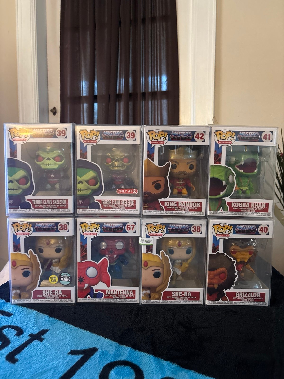 Complete set of Masters of the universe Funko pops