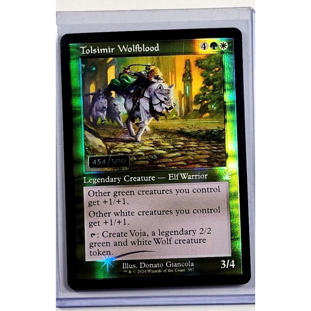 MTG Magic the Gathering Ravnica Serial Numbered Foil 387 Tolsimir Wolfblood /500