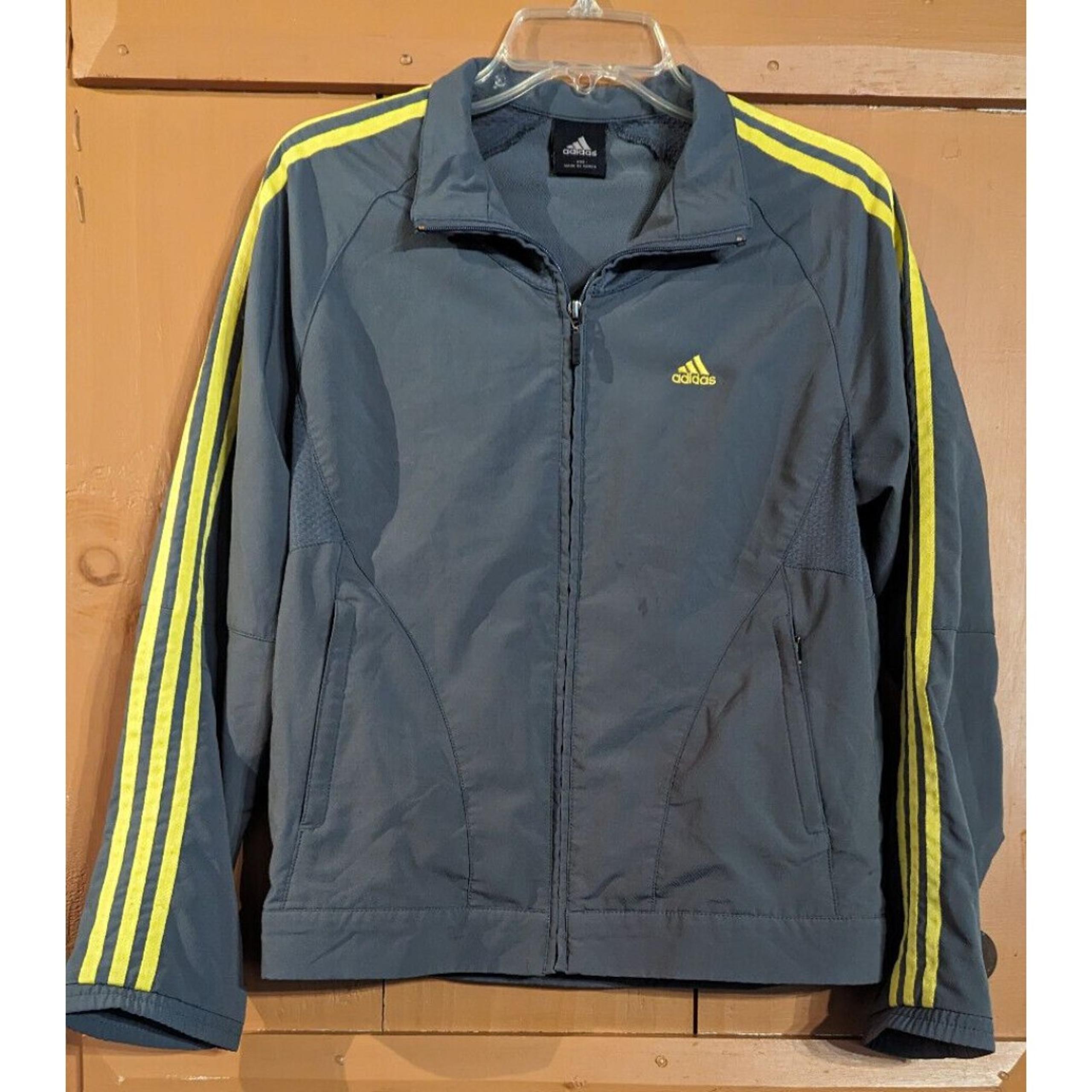 VTG Adidas Unisex Superstar Gray Training Track Jacket - Korea Size 100 Medium