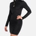 {adidas Originals} RYV Long Sleeve Bodycon Dress in Black - Women's Small