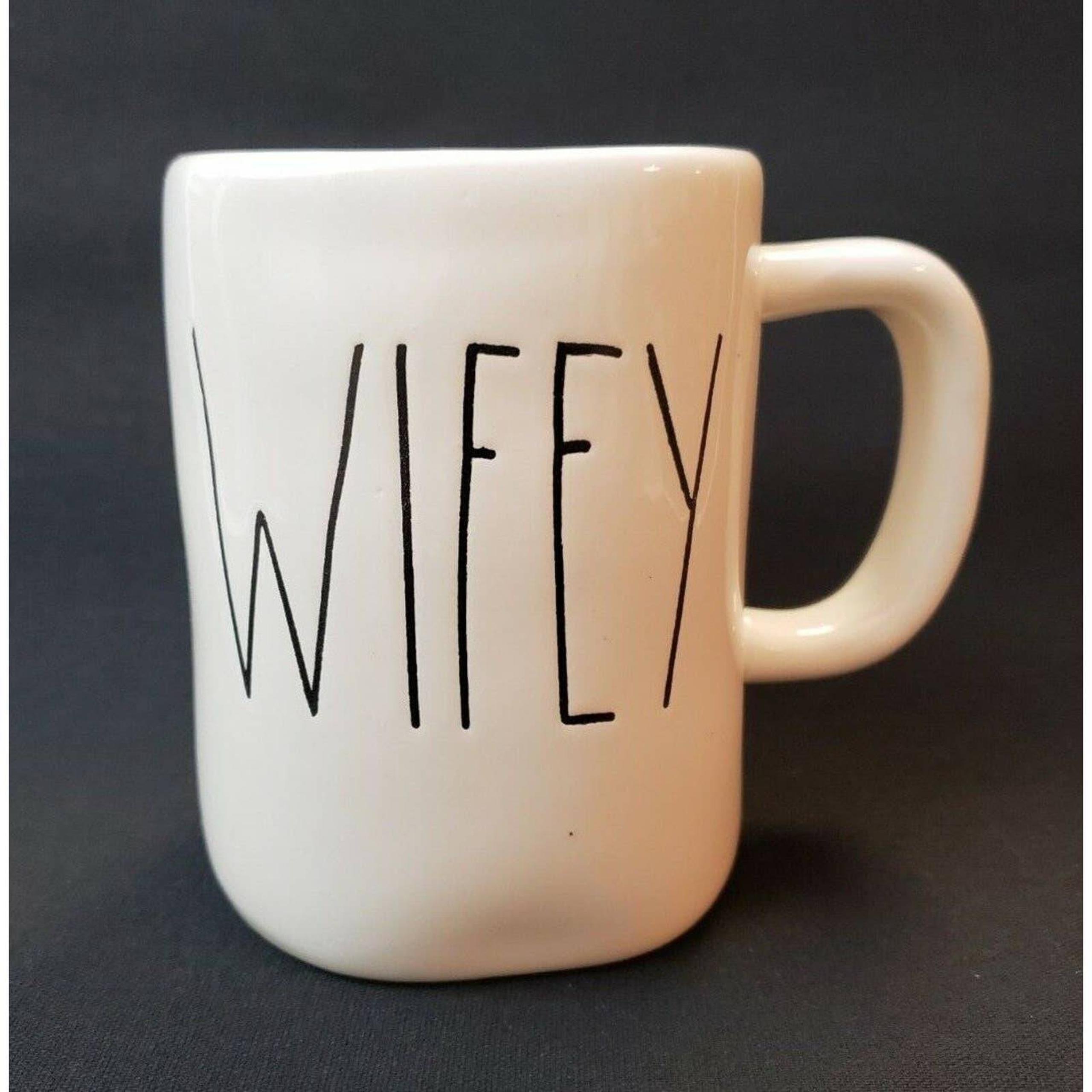 Rae Dunn Wifey Coffee Tea Mug Cup 16 oz