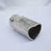 New Silver Heart Shaped Stainless Steel Car Exhaust Pipe Muffler Tip Trim