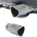 New Silver Heart Shaped Stainless Steel Car Exhaust Pipe Muffler Tip Trim