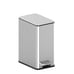 Stainless Steel Slim Step On Trash can 2.6 Gallon Smooth Close Lid Bathroom