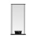 Stainless Steel Slim Step On Trash can 2.6 Gallon Smooth Close Lid Bathroom