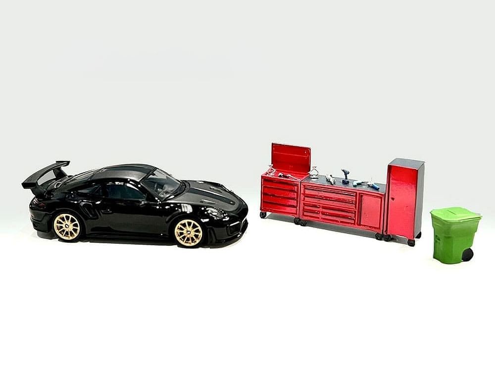 Metal Tools Set B of 5 Pieces Limited Edition 1/64 Scale Models by American Di