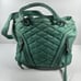 Aimee Kestenberg Womens Halley Green Leather Satchel Shoulder bag