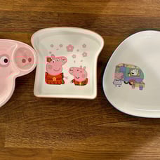 Peppa Pig Dinnerware, three new pcs