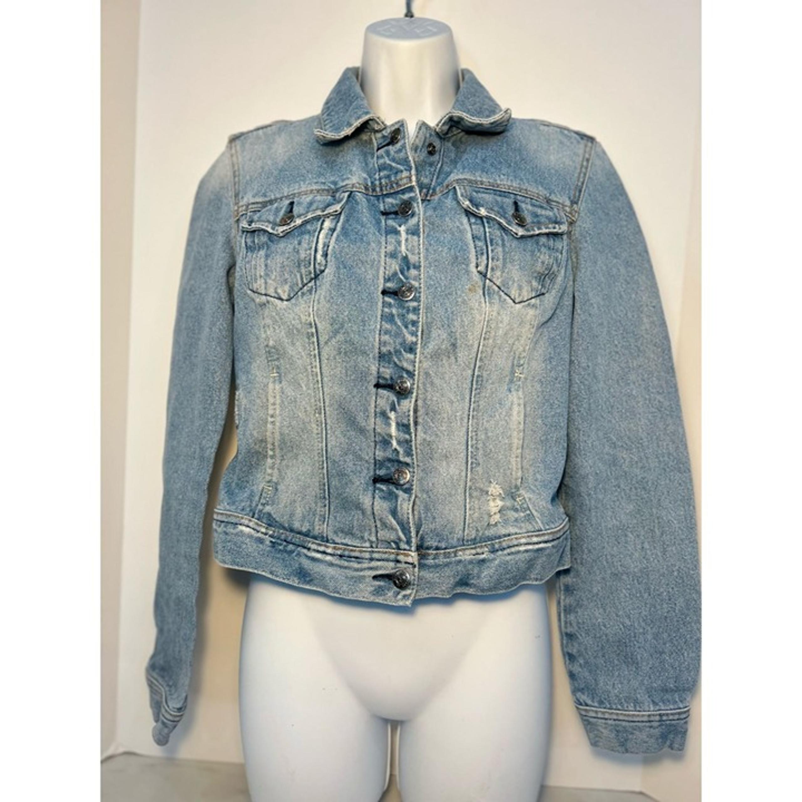 Woman's lightwash denim Jacket Jeans Co.-Size Medium - Duck Head