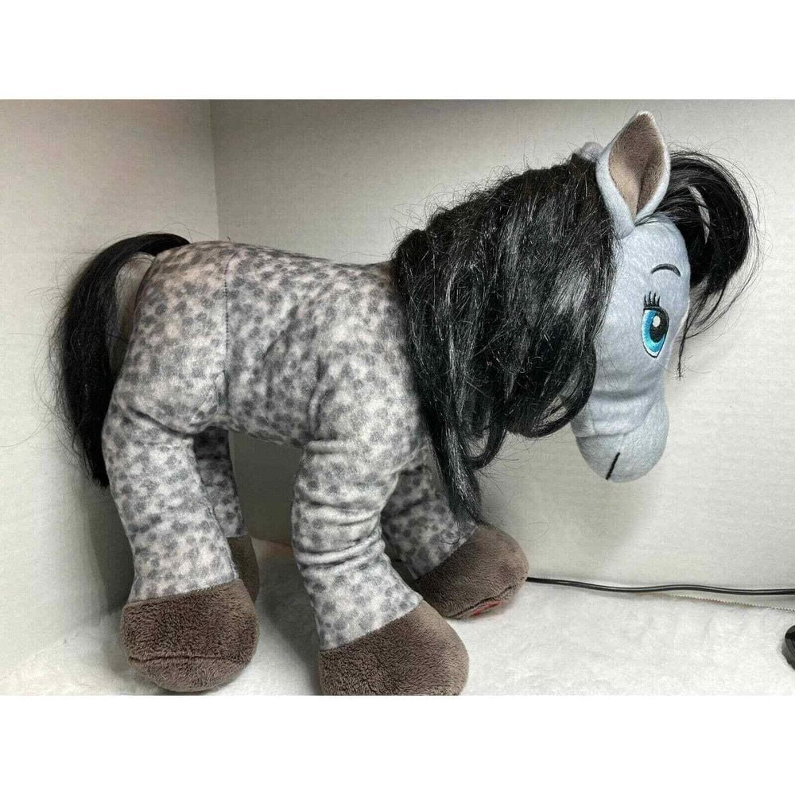 Build A Bear Stuffed Animal Plush Horses & Hearts Riding Club Palomino Gray 15"