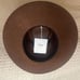 Janessa Leone Alara Wool Fedora Hat w/ Suede Band 310 Sz Large NWT