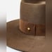 Janessa Leone Alara Wool Fedora Hat w/ Suede Band 310 Sz Large NWT