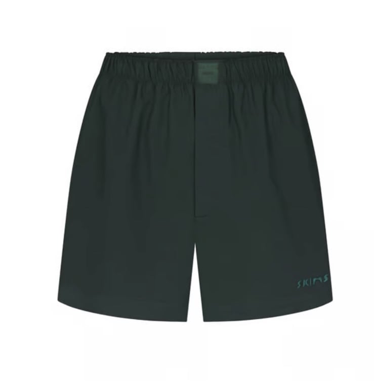 Skims cotton poplin sleep shorts