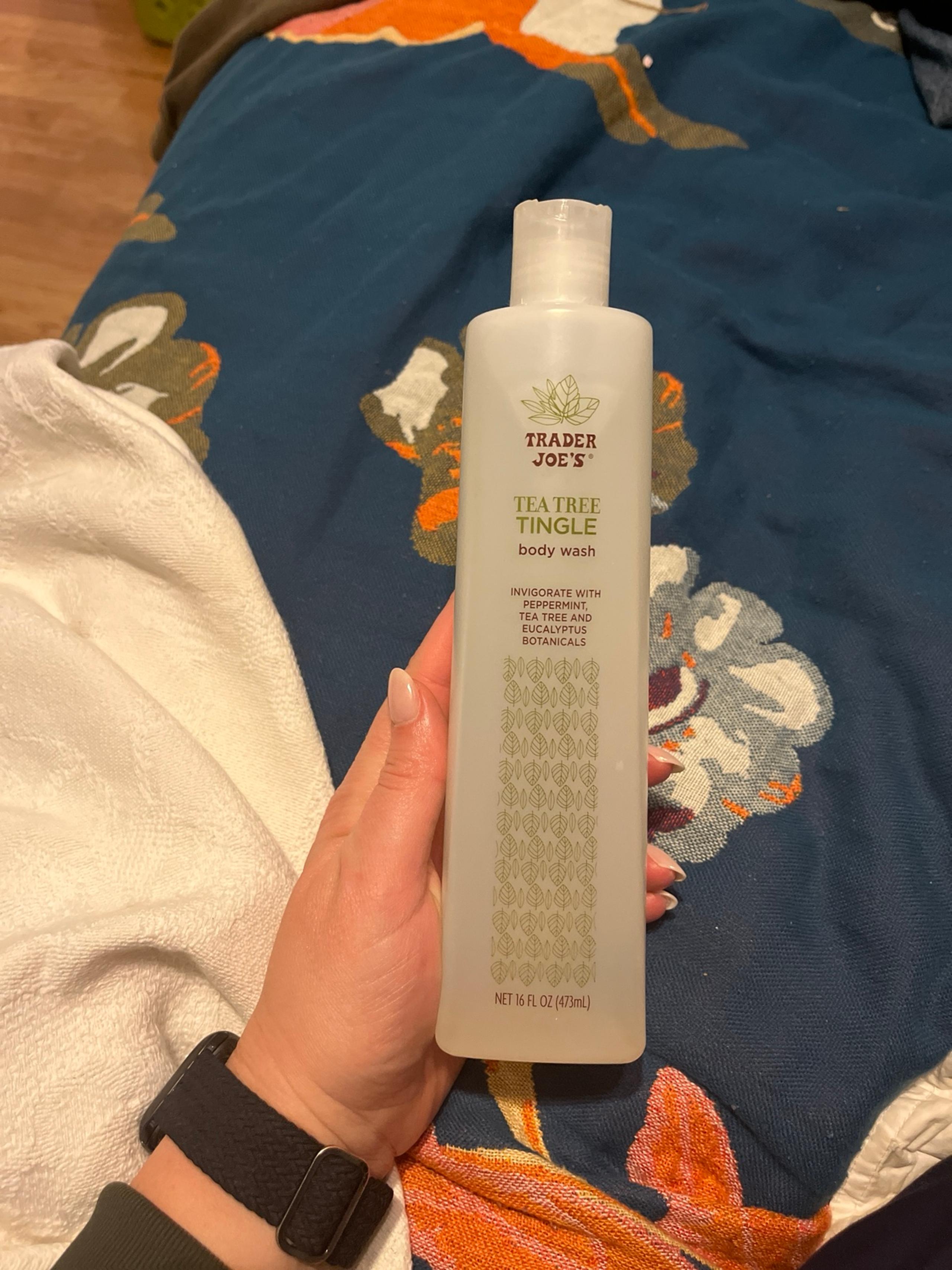 Trader Joe’s TEA TREE TINGLE Peppermint + Eucalyptus Body Wash 16oz