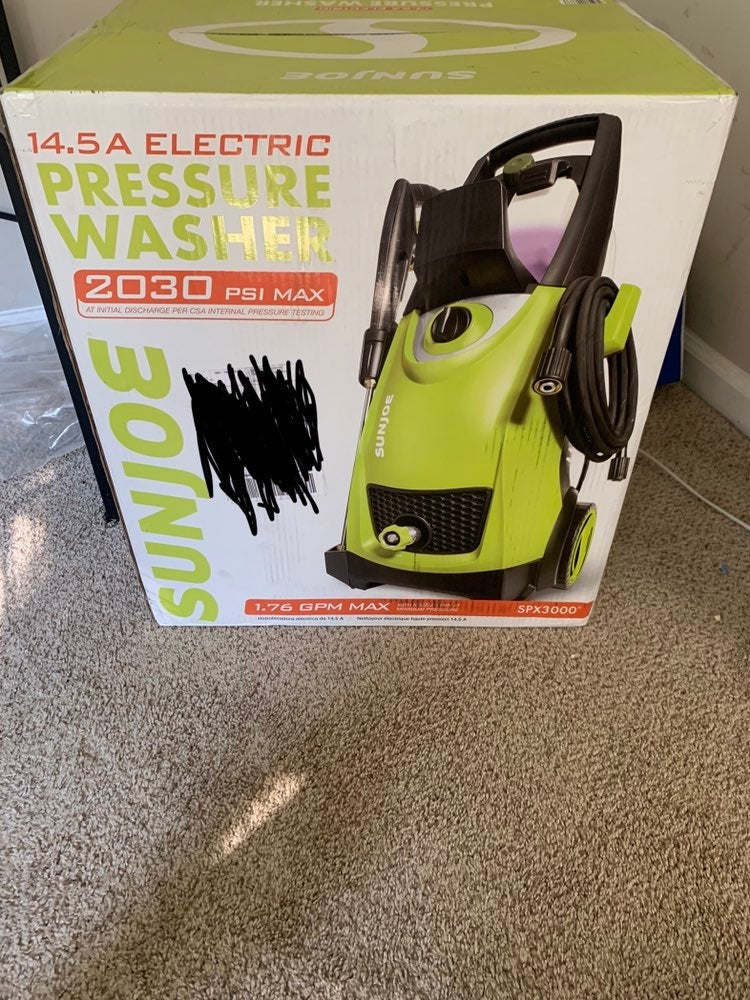 Pressure Washer Sunjoe 3000