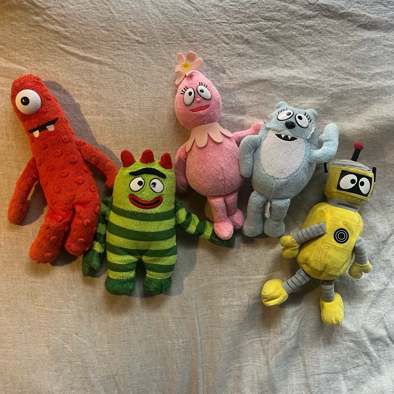 Yo Gabba Gabba TY Beanie Babies - Full Set