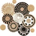 11 Pcs Wall Basket Decor Decorative Bulrush Woven Basket Wall Decor