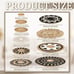 11 Pcs Wall Basket Decor Decorative Bulrush Woven Basket Wall Decor