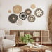 11 Pcs Wall Basket Decor Decorative Bulrush Woven Basket Wall Decor