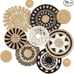 11 Pcs Wall Basket Decor Decorative Bulrush Woven Basket Wall Decor