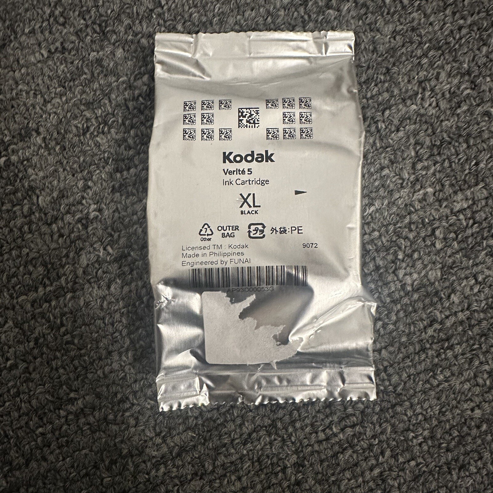 Kodak Verite XL Black Inkjet Cartridge 400 Pages Replacement Ink Cartridge