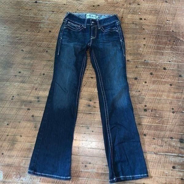 Ariat Real whipstitch cowboycore bootcut western jeans