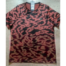 Under Armour RUSH HeatGear Fitted Compression Shirt Cinnamon Red Camo Men's XL