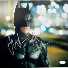 Christian Bale Signed The Dark Knight 11x14 Photo F Autograph Batman JSA COA