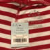 Primary Brand Pajama Pants Women's XXXL Red White Stripes 100% Organic Cotton